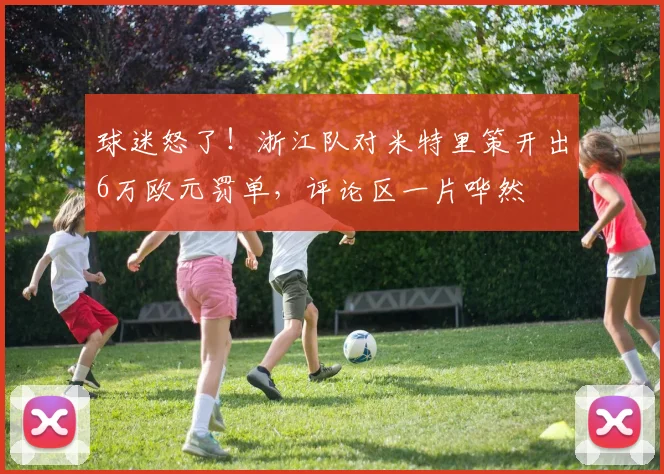 球迷怒了!浙江队对米特里策开出6万欧元罚单,评论区一片哗然